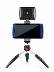 TWISTGRIP-Schnalle Manfrotto - Verbessert das fotografische Potenzial jedes Smartphones Einfach zu bedienende Drehbewegung und F