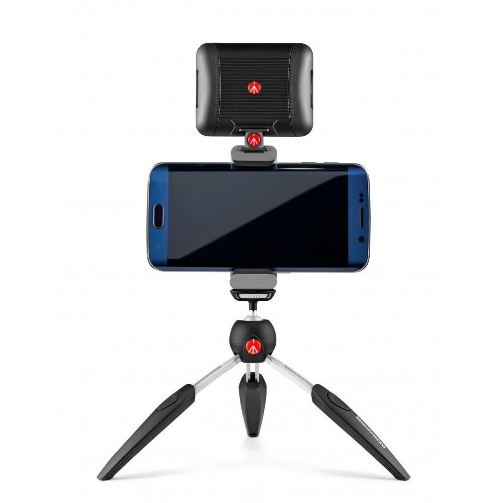 TWISTGRIP-Schnalle Manfrotto - Verbessert das fotografische Potenzial jedes Smartphones Einfach zu bedienende Drehbewegung und F