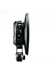 SYMPLA Mattebox mit flexiblem Faltenbalg Manfrotto - Zur Befestigung von 15-mm-Stangen Akkordeonartige Gummihaube Kompatibel mit