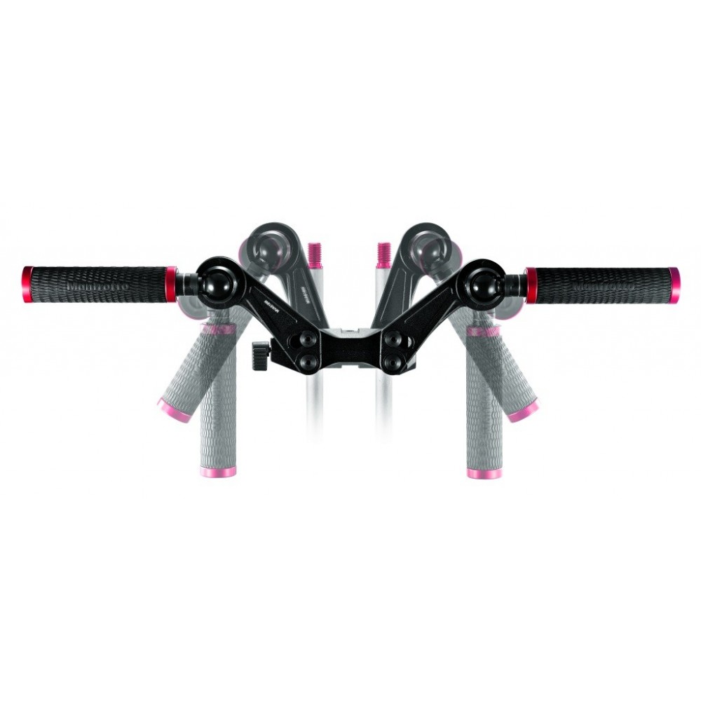 SYMPLA Set of adjustable handles Manfrotto - 
Adjust Into Any Positions
Rotates 360°
Can Be Used Upside Down
Each Handle Has Its