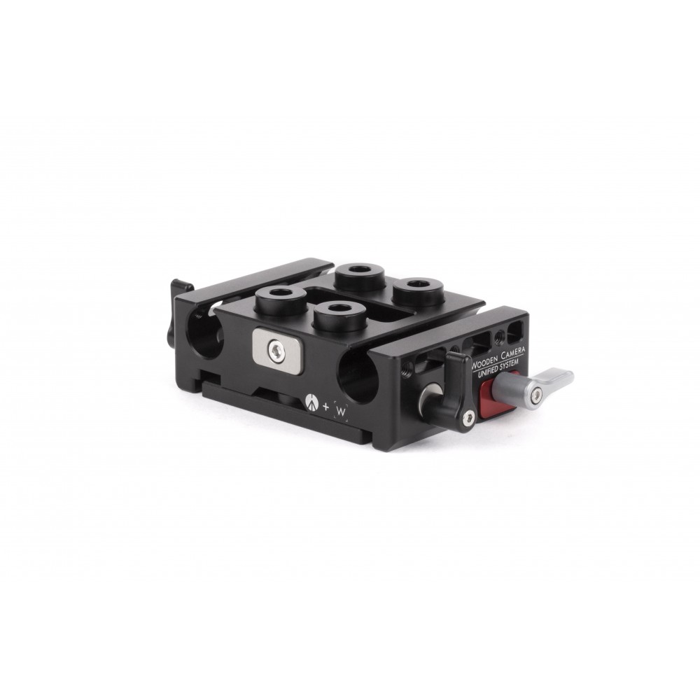 Kamerakäfig 15 mm Grundplatte Manfrotto - Höhenverstellbare Grundplatte Ermöglicht das Einstellen von 15-mm-Stäben im richtigen 