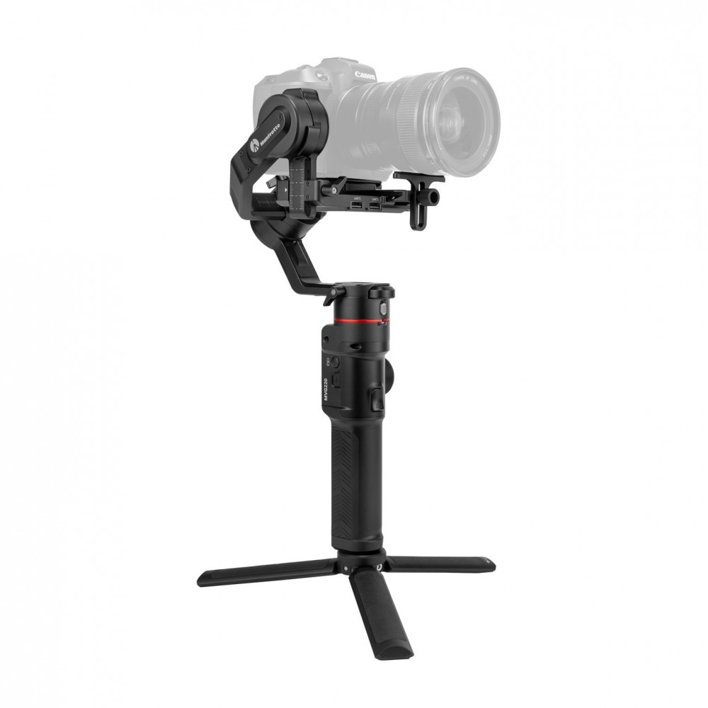 Professional 3-Axis Gimbal up to 2.2kg Manfrotto - 
Easy shooting control: on the LCD touch screen or from the App
Indipendent l