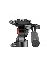 BeFree Live-Videokopf Manfrotto - Kompakter und leichter Video-Fluidkopf Glattere Bewegung mit Fluid Drag System Kompatibel mit 