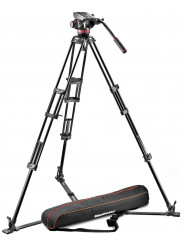 546GB kit, 502A head and bag Manfrotto -  1