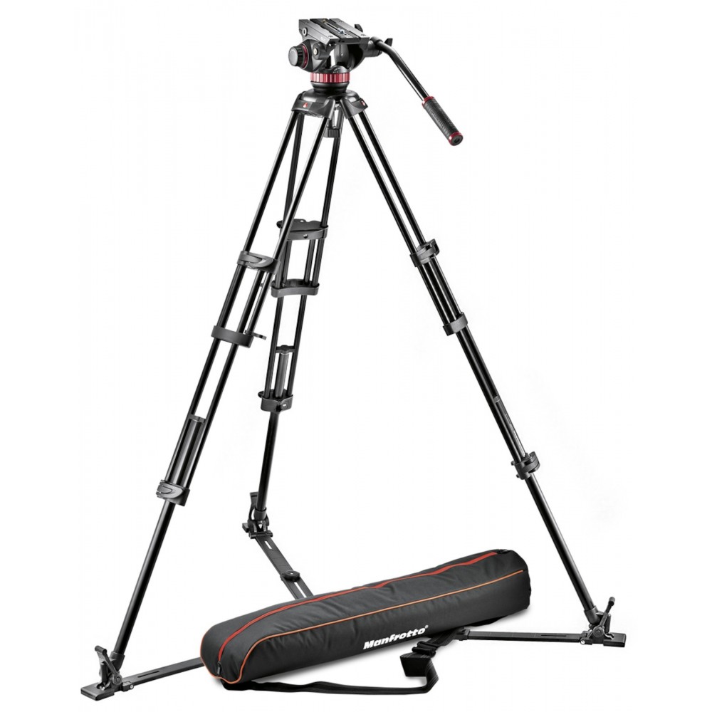 546GB kit, 502A head and bag Manfrotto -  1