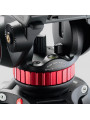 PRO VIDEO 502 video head with a flat base Manfrotto - 
Variable Fluid Drag System on PAN and TILT movements
Fixed Counterbalance