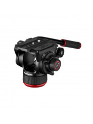 504X Videokopf Manfrotto - Variables Fluid-Drag-System auf PAN &amp; TILT, ausgeführt durch neue Flüssigkeit 4-Stufen-Gegengewic