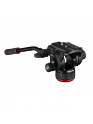 504X Video Head Manfrotto - 
Variable fluid Drag System on PAN &amp; TILT, performed by new fluid
4 steps counterbalance system 