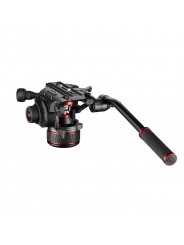 Videokopf Nitrotech 608 Manfrotto - Fluid-Videokopf mit kontinuierlichem Gegengewichtssystem (0-8 kg) Variables kontinuierliches