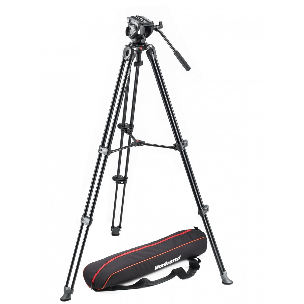 MVT502AM set + 500A head Manfrotto - 
Compact, lightweight and portable tripod with fluid video head
Smooth movement thanks to f