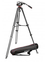 MVT502AM-Set + 502A-Kopf Manfrotto - Variables Fluid-Drag-System bei PAN- und TILT-Bewegungen 4 kg voreingestelltes Gegengewicht