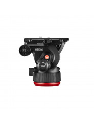 504X Fluid-Videokopf mit 635 Fast Single Carbon Leg Manfrotto - Fluid-Videokopf mit 4-stufigem Gewichtsausgleichssystem bis 6,5 