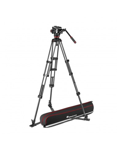 Twin Carbon Set + 504X Kopf - geringere Spreizung Manfrotto -  1