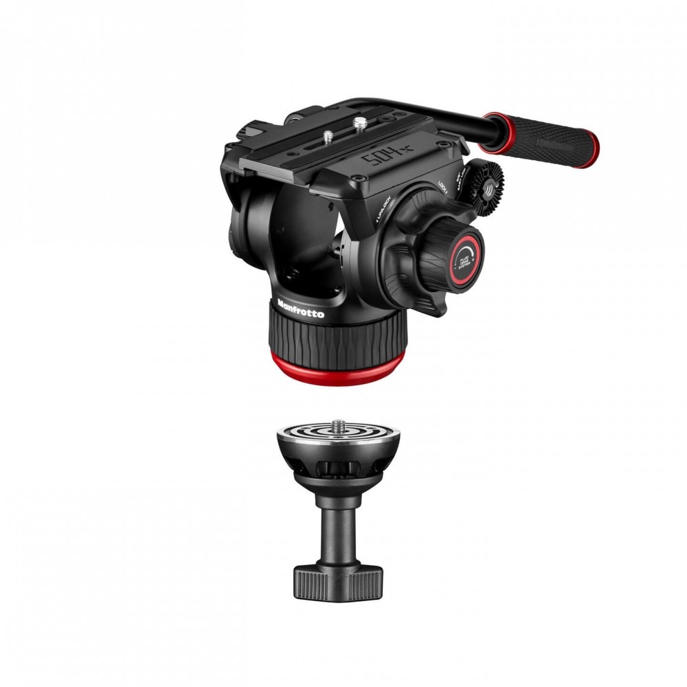 Twin Carbon + head 504X kit - start Manfrotto - 
Fluid video head with 4-step counterbalance system up to 6.5 kg
Maximum versati