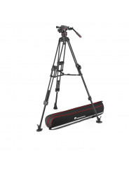 Set 645 Alu Fast Twin + head 608 start Manfrotto - 
Continuous counterbalance from 0 to 8 kgs
100mm half ball with a 75mm half b