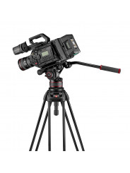 Set 645 Alu Fast Twin + head 608 start Manfrotto - 
Continuous counterbalance from 0 to 8 kgs
100mm half ball with a 75mm half b