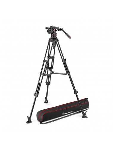 Twin Alu kit with 612 head - wed Manfrotto - 
Fluid video head with continuous counterbalance system (4-12 Kg)
Variable continuo
