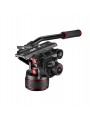 Nitrotech 612 video head, CF twin leg tripod ms Manfrotto - 
Fluid video head with continuous counterbalance system (4-12Kg)
Var