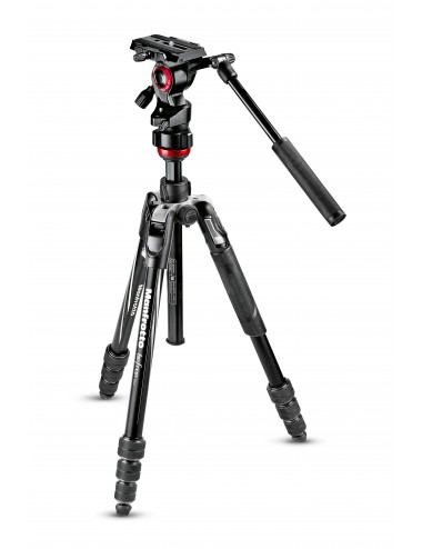 BEFREE Live Twist set black Manfrotto - 
Video tripod kit built for travel performance
New M-lock twist lock system for fast, se