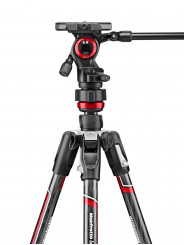 BEFREE Live Twist Carbon-Kit Manfrotto - Leichtes Videostativ-Kit für Reiseleistung Überlegene Leistung bei maximaler Leichtigke