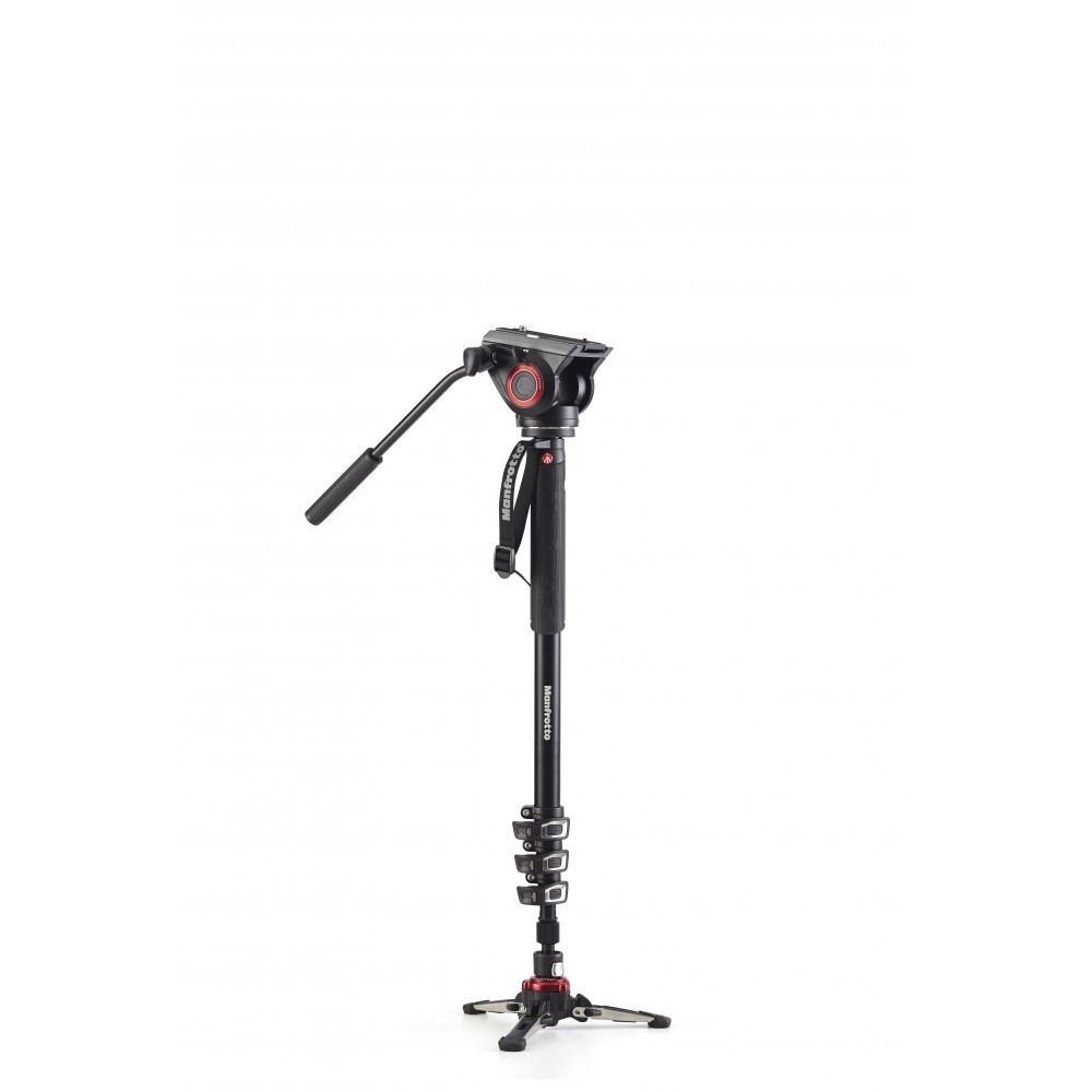 4 section video monopod with video head (500PLONG) Manfrotto -  1