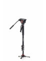 4 section video monopod with video head (500PLONG) Manfrotto -  1
