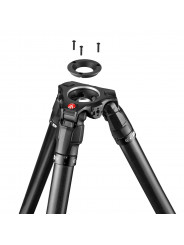 635 Schnelles Einzelstativ Kohlefaser Manfrotto - FAST Twisting Lock: Sicheres Verriegeln mit einer einzigen Geste 75-mm-Halbkug