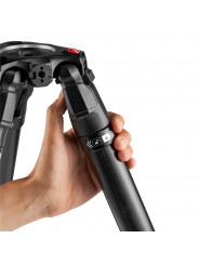 635 Schnelles Einzelstativ Kohlefaser Manfrotto - FAST Twisting Lock: Sicheres Verriegeln mit einer einzigen Geste 75-mm-Halbkug