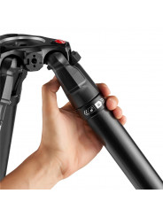 635 Schnelles Einzelstativ Kohlefaser Manfrotto - FAST Twisting Lock: Sicheres Verriegeln mit einer einzigen Geste 75-mm-Halbkug