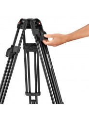 645 Fast Twin leg alu tripod Manfrotto - 
FAST Lever Lock: for the most robust support ever
100mm half ball with a 75mm half bal