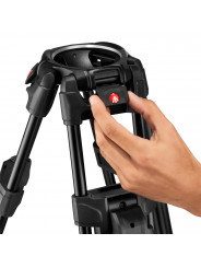 645 Fast Twin leg alu tripod Manfrotto - 
FAST Lever Lock: for the most robust support ever
100mm half ball with a 75mm half bal