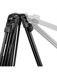 645 Fast Twin leg alu tripod Manfrotto - 
FAST Lever Lock: for the most robust support ever
100mm half ball with a 75mm half bal