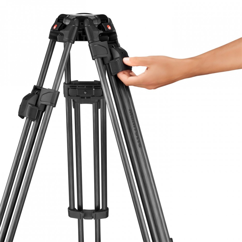 645 Carbon Fast Twin Leg Tripod - Start Wed. Manfrotto - 
FAST Lever Lock: for the most robust support ever
100mm half ball with