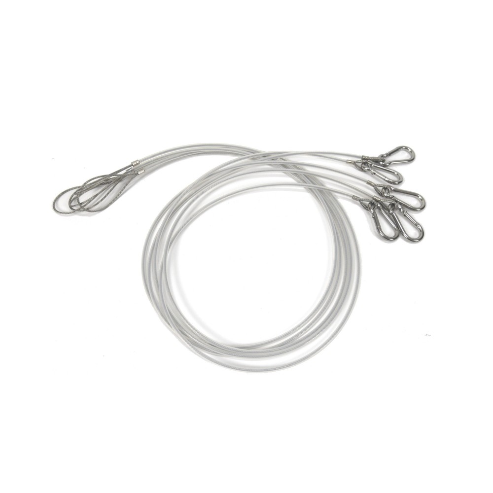 Sicherheitsdraht-Set Udengo - 
5x Sicherheitskabel (2mm) in der Länge Ihrer Wahl
Zuverlässiger Schutz für Ihre wertvolle