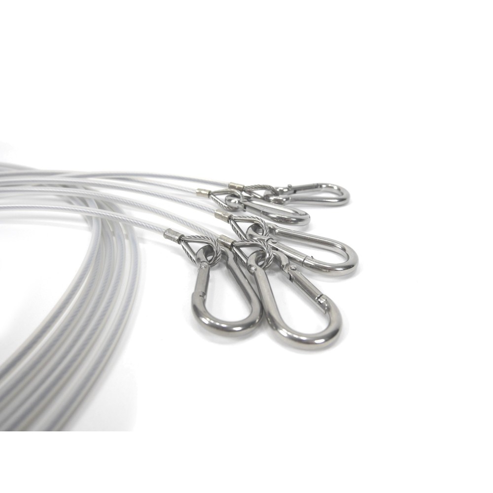 Sicherheitsdraht-Set Udengo - 
5x Sicherheitskabel (2mm) in der Länge Ihrer Wahl
Zuverlässiger Schutz für Ihre wertvolle