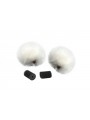 White Lavalier Windjammer - pair Rycote - 
Color: White
Designed for use with Lavalier microphones
Extra protection against the 