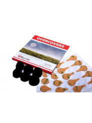 Overcovers, Black - 6 fur /30 Stickies Rycote -  1