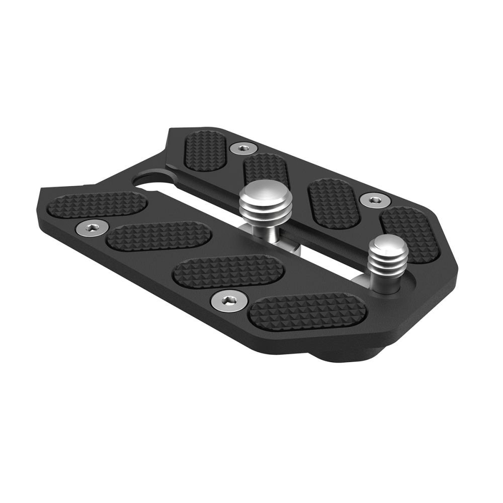 Riser-Platte Basic 8Sinn - Hauptmerkmale: 1/4" und 3/8" Befestigungsschraube Aluminium hergestellt Gummipads 1