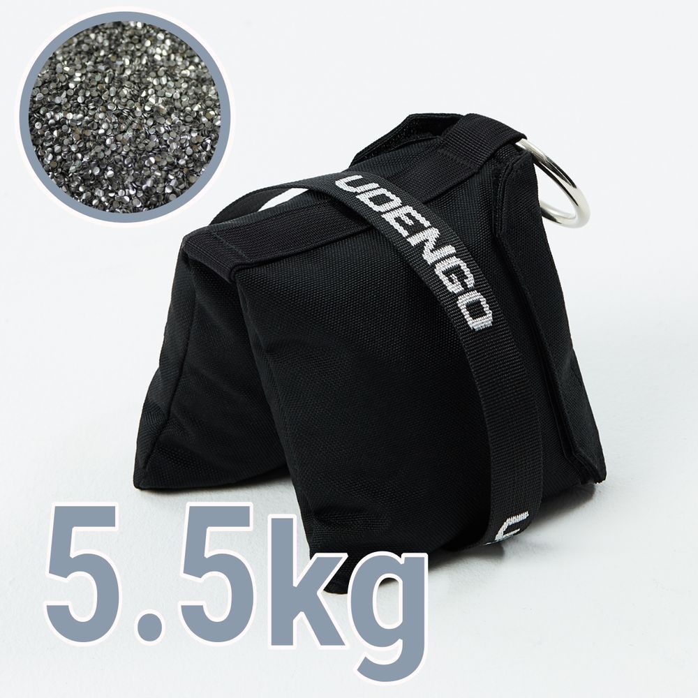 Edelstahl Stahl Gewicht Ballasttasche 6kg - Stainless Steel Shot Bag 5,5Kg Udengo - Größe: 33 cm x 16 cm / 12,99 "x 6,29"Gewicht