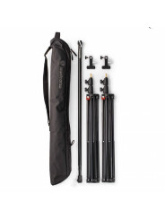 Hintergrundstützen-Kit, Tasche und Federklemmen Manfrotto - Hintergrundstütze für Papierrollen und Stoffhintergründe
Komplett