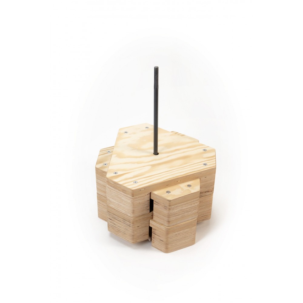 Elefantenblock 4" Set Udengo - NUR VORBESTELLUNGEN, Fertigung auf Anfrage.10x Elefantenblock 4"
Größe: 24" x 14" x 14" (61cm x