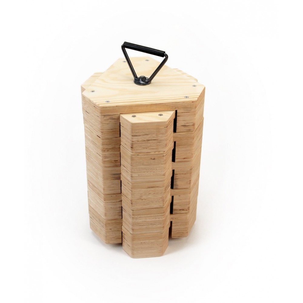 Elefantenblock 4" Set Udengo - NUR VORBESTELLUNGEN, Fertigung auf Anfrage.10x Elefantenblock 4"
Größe: 24" x 14" x 14" (61cm x