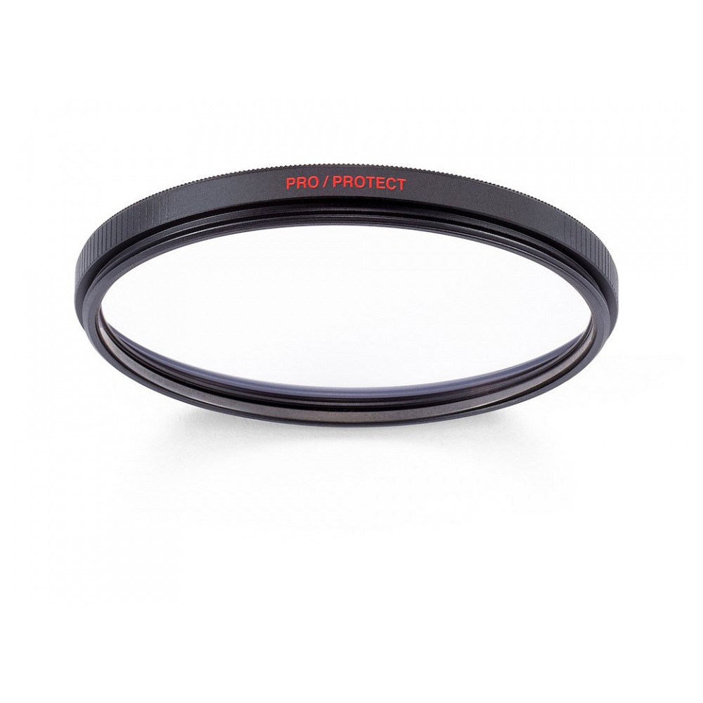 Protect Filter 46mm Manfrotto - 
Anti-static coating
99.3% light transmission
It can mount to the lens permanently
Reusable case