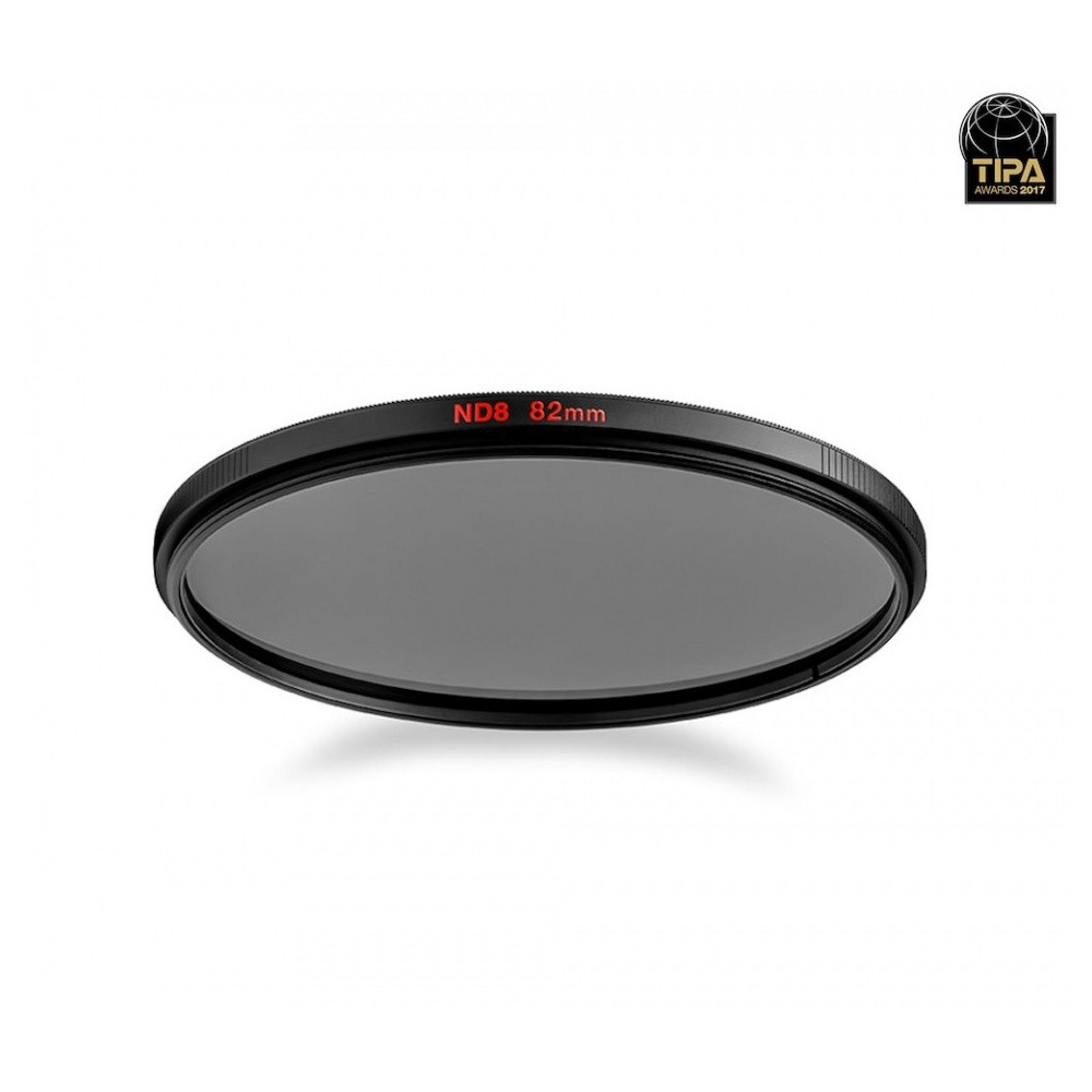 Neutral Density 8 Filter with 77mm diameter Manfrotto - 
This filter reduces light entering the camera lens by 3 stops
Compatibl