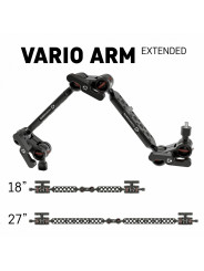 Vario Arm Extended Slidekamera - 
Ermöglicht die Montage verschiedener Arten von Foto-/Videozubehör
Großer