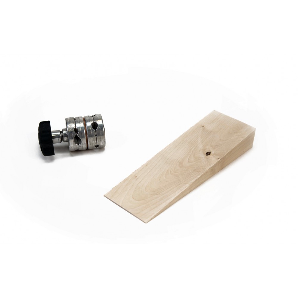 Udengo Wedge Track - Die großen Ausgleichskeile sind aus Hartholz gefertigt.  1