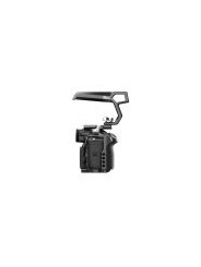 Panasonic GH6 Cage 8Sinn - - 1/4" Befestigungspunkte- Arri-Aufnahmepunkt (3/8" Befestigungspunkt oben)- M4-Gewinde (oben vorne,