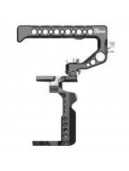 Panasonic GH6 Cage 8Sinn - - 1/4" mounting points- Arri locating point (3/8" mounting point on top)- M4 threads (top front, bott