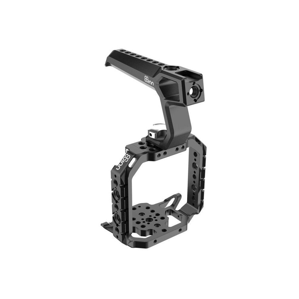 Cage for Panasonic BS1H / BGH1 8Sinn - Key features:

1/4" mounting points
Arri locating points (+ 3/8" mounting points)
M4 moun
