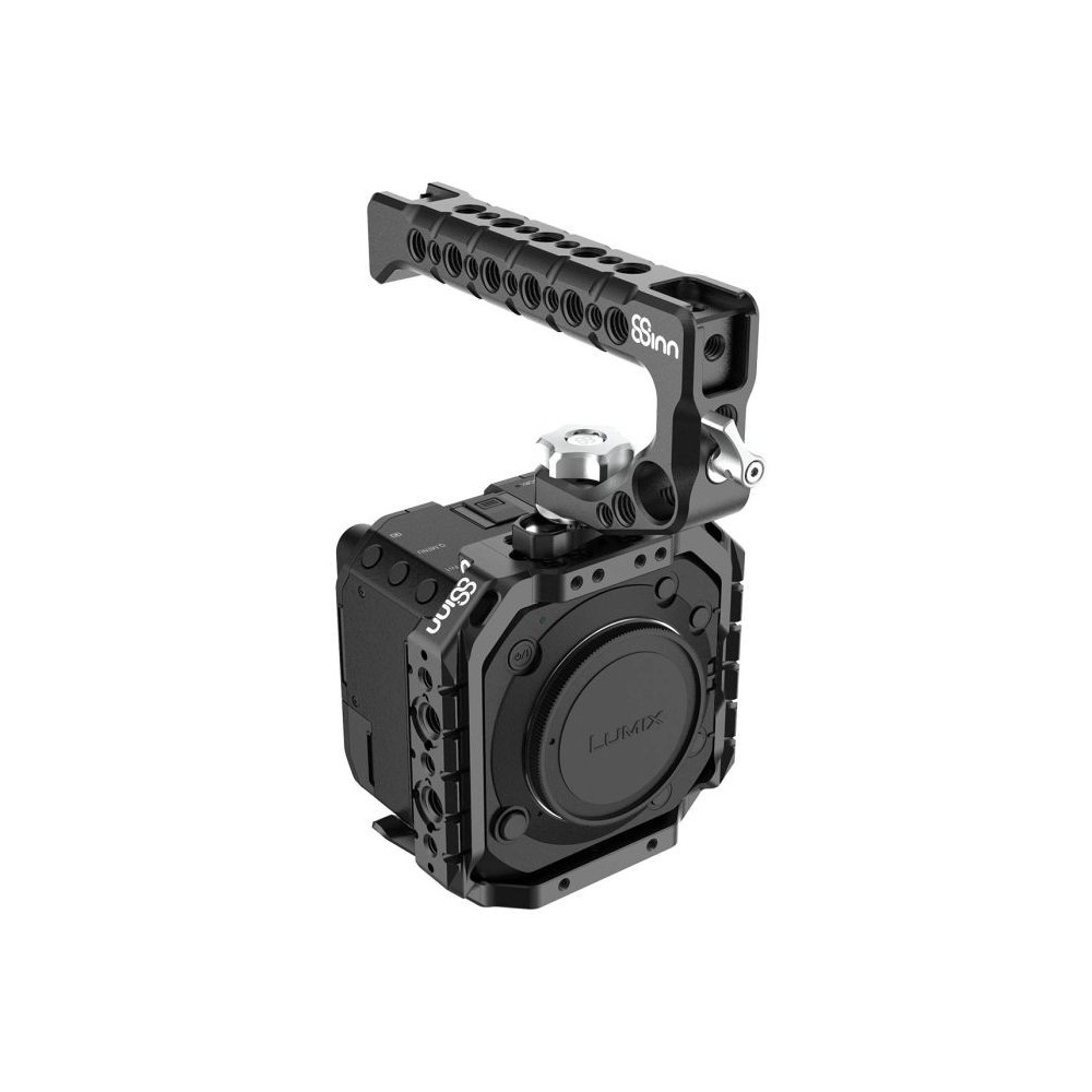 Cage for Panasonic BS1H / BGH1 8Sinn - Key features:

1/4" mounting points
Arri locating points (+ 3/8" mounting points)
M4 moun
